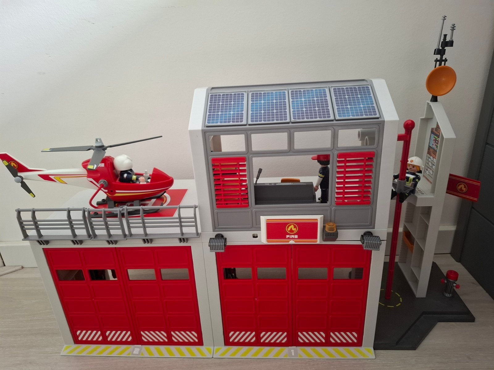 Playmobil 9462 Brandweerkazerne met Helikopter, Kinderen en Baby's, Gebruikt, Gebouw, Complete set, Ophalen of Verzenden