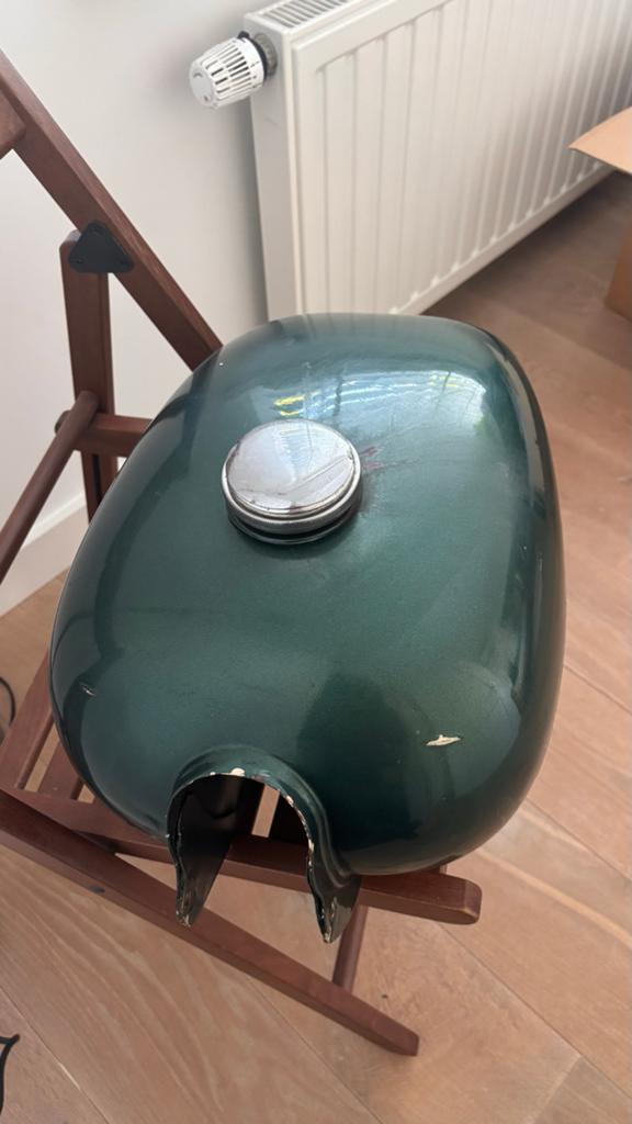 Harley Davidson brandstof tank, Ophalen, Gebruikt