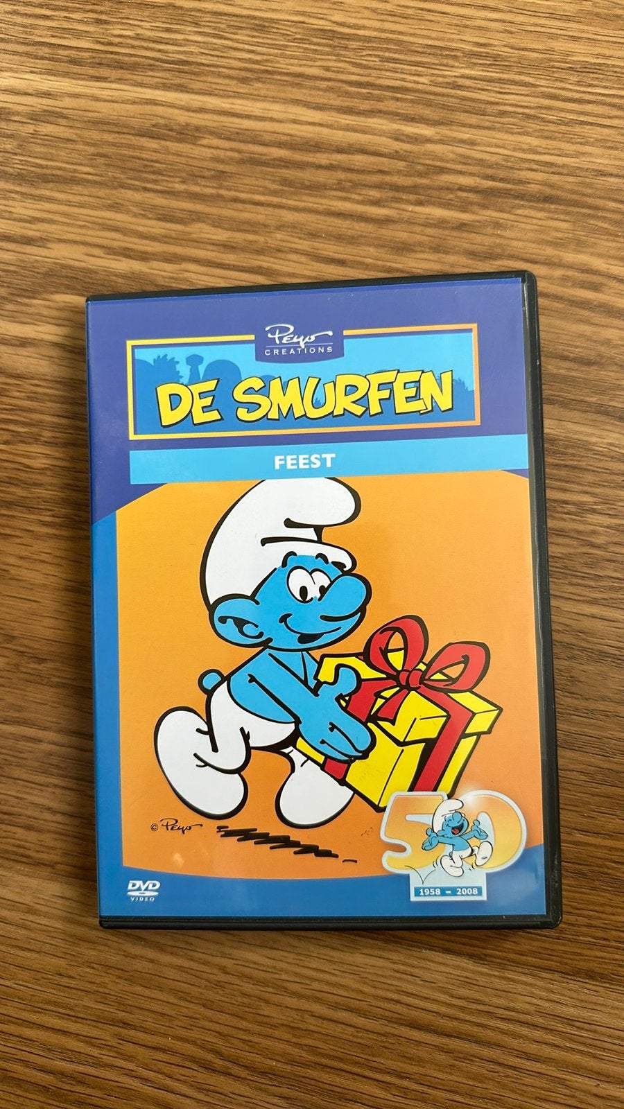 De Smurfen: Feest DVD (50 jaar jubileum), Gebruikt, Animatie, Alle leeftijden, Tv-serie
