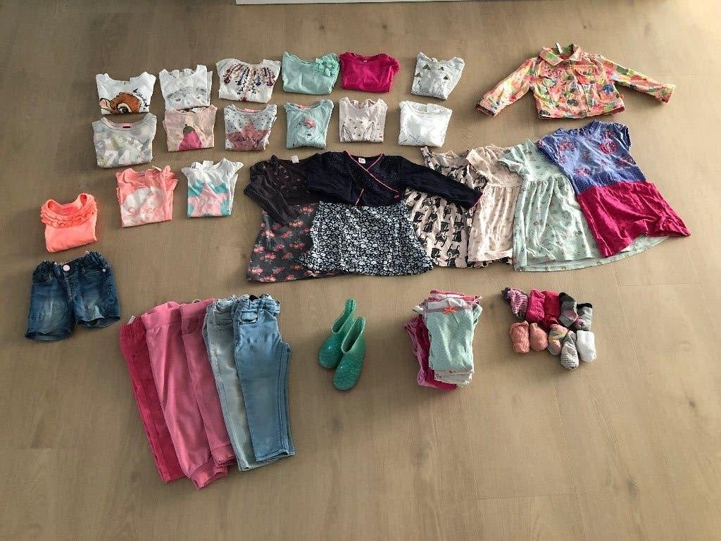 Groot pakket kleding kledingpakket meisje 86, Ophalen of Verzenden, Gebruikt, Maat 86