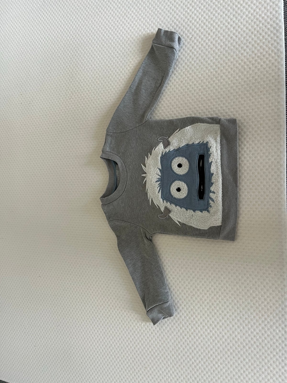 Leuke grijze Primark trui met monster opdruk, Ophalen, Zo goed als nieuw, Jongetje of Meisje