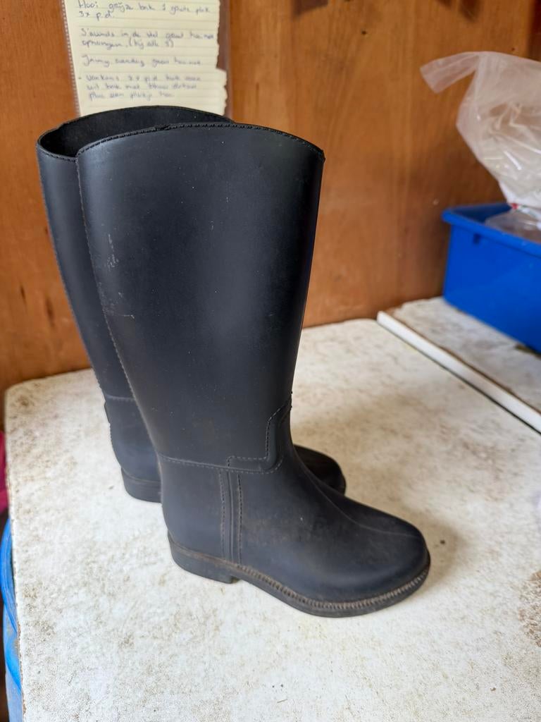 Rubberen rijlaarzen maat 26, Dieren en Toebehoren, Paardrijkleding, Ophalen, Gebruikt, Schoeisel