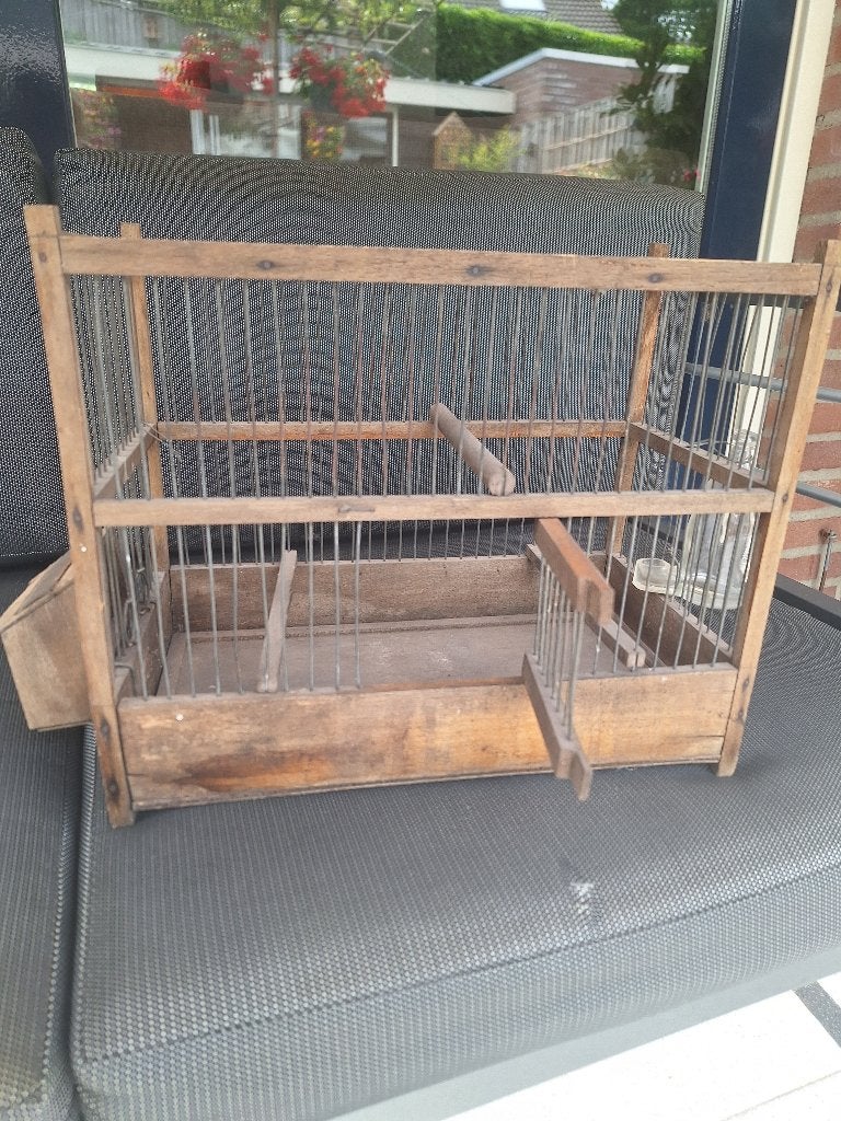 OUD VINKEN KOOITJE, Dieren en Toebehoren, Vogels | Hokken en Kooien, Ophalen, Gebruikt, Hout, Vogelkooi