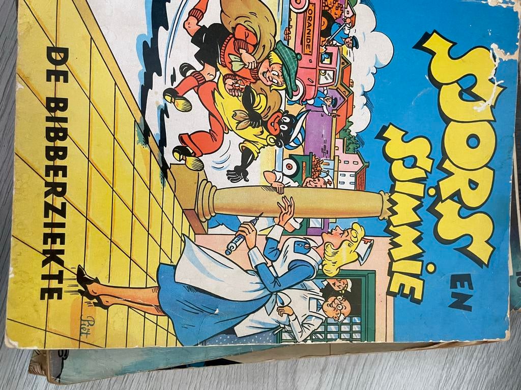 Diverse stripboeken: Suske en Wiske, Kuifje, Sjors en Sjimmi, Boeken, Meerdere stripboeken, Ophalen, Gelezen