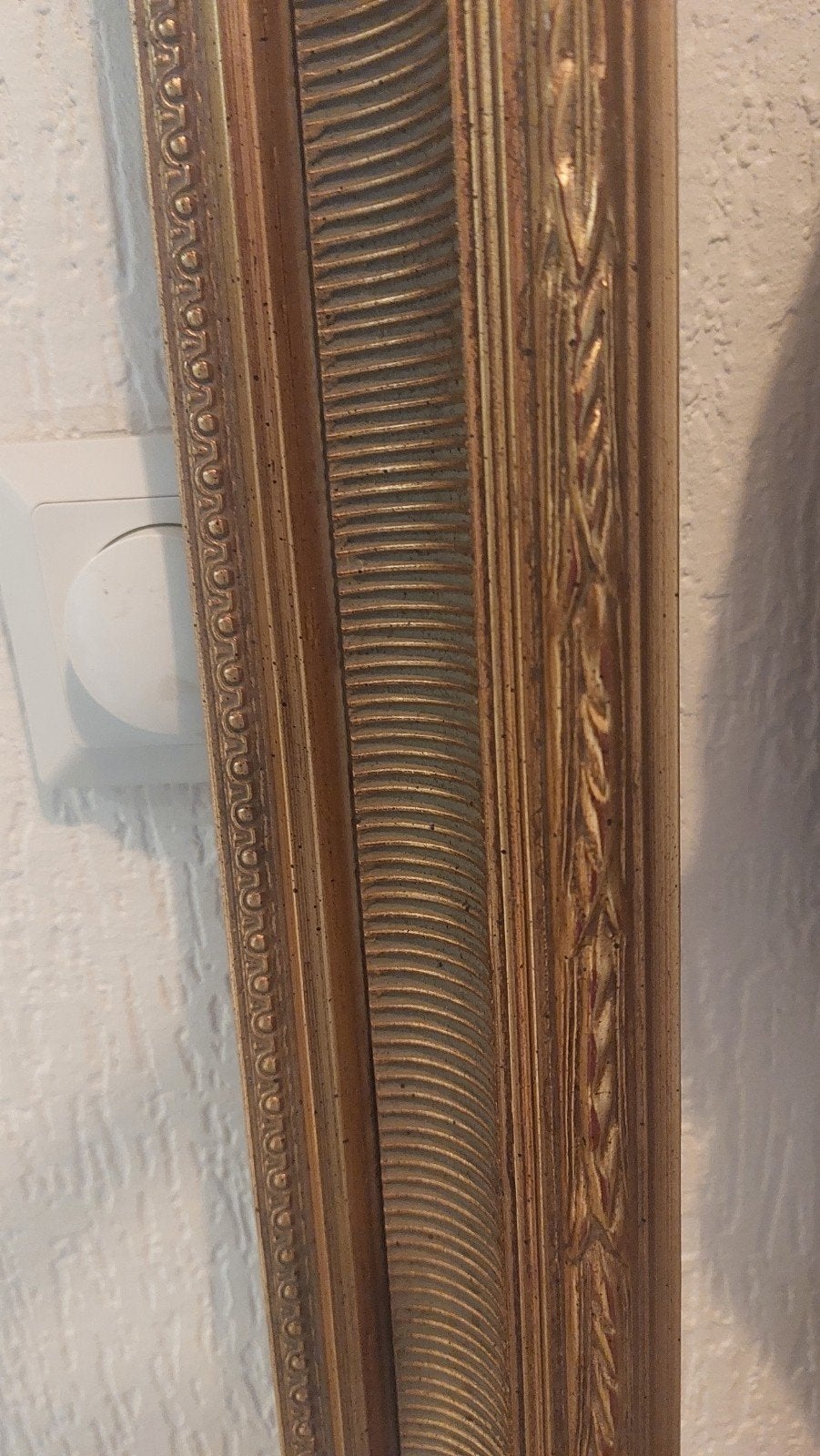 Mooie oude houten lijst, geen antiek, Huis en Inrichting, Woonaccessoires | Lijsten, Gebruikt, Schilderijlijst, Met sierrand, Ophalen of Verzenden
