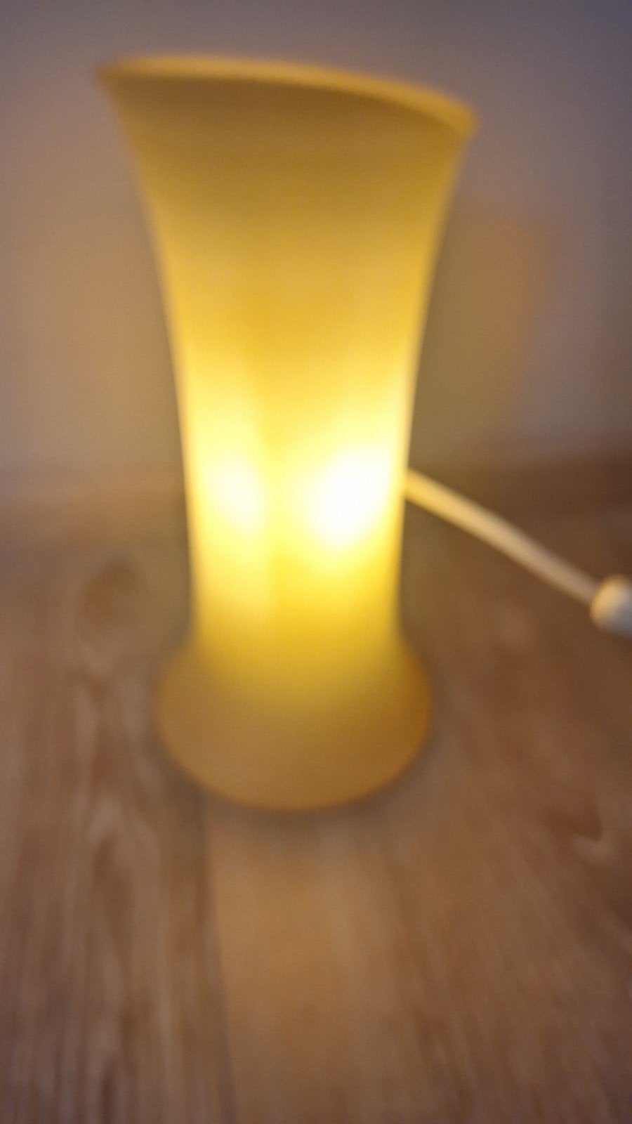 SCE Hurricane vintage lamp glas tafellamp, Ophalen, Glas, Vintage
