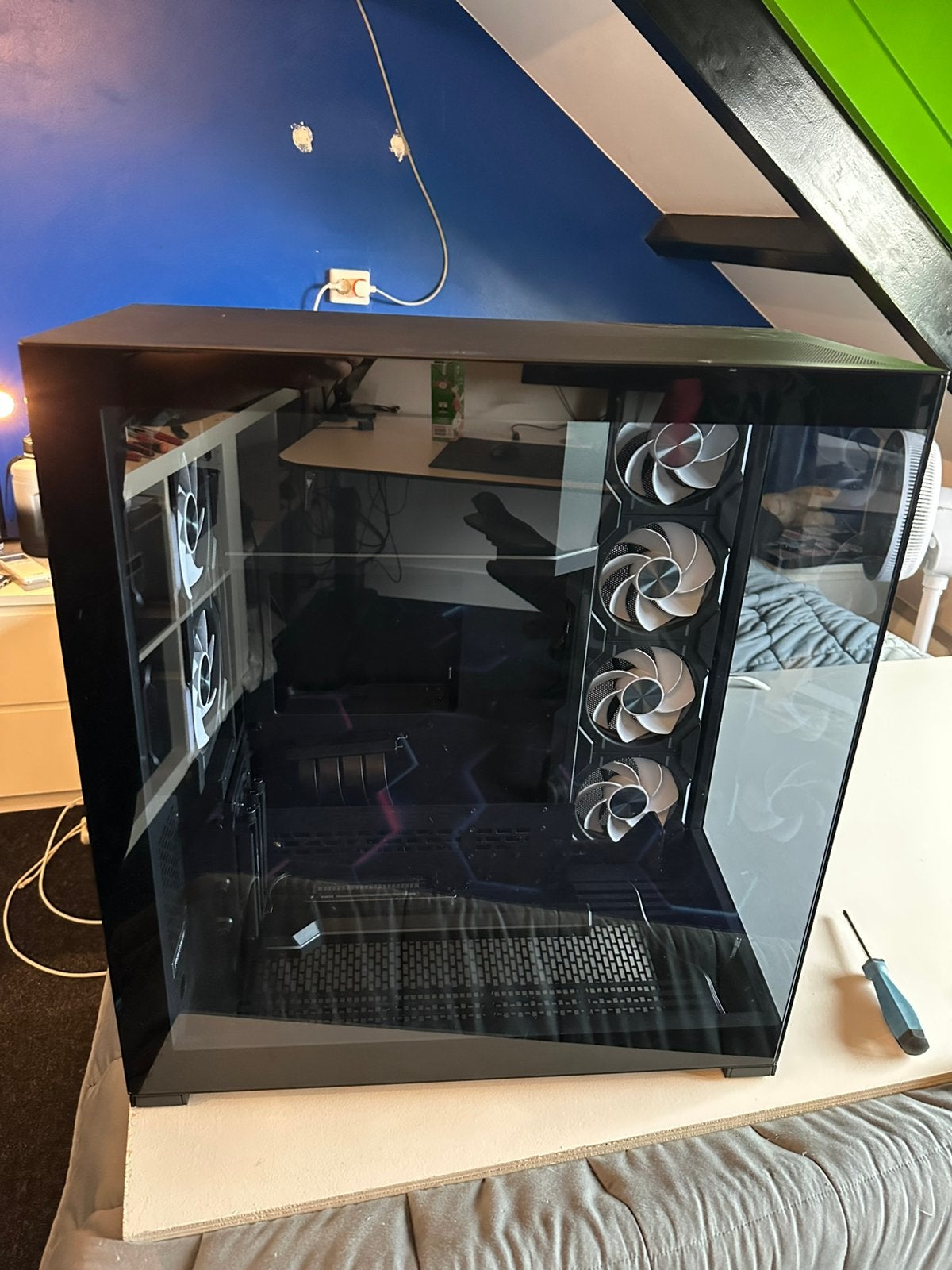 Phantek NV7 vertical kit pc case/kast, Ophalen of Verzenden, Zo goed als nieuw