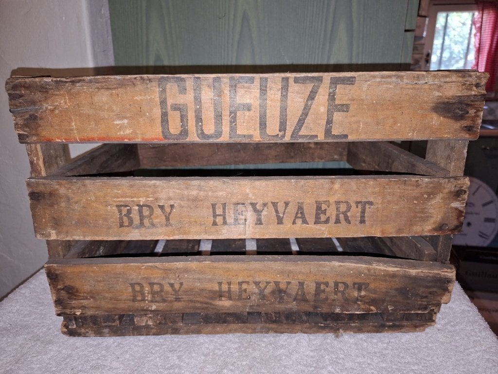 oude bierbak Gueuze, jaren 1940-50, Ophalen of Verzenden
