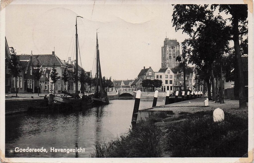 703-050-009 Goedereede Havengezicht, Verzenden, Voor 1920, Zuid-Holland
