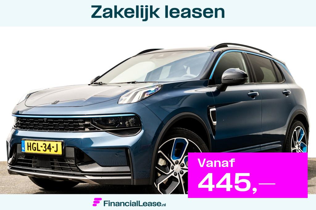 Lynk & Co 01 1.5 Plug-in Hybrid 262 Pk I Zwarte hemel I Pano, Stof, Met garantie (alle), Blauw, Bedrijf