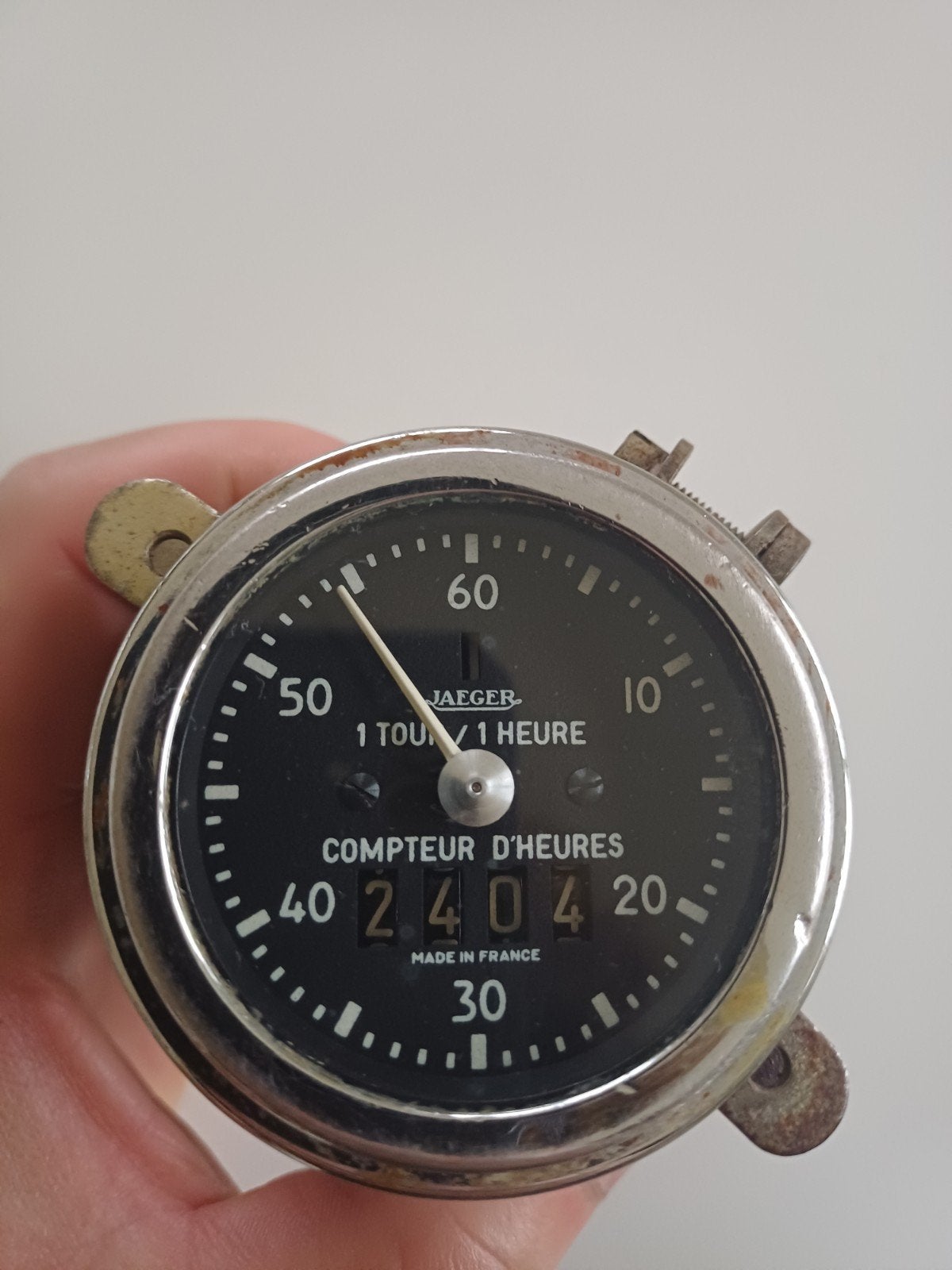 Jaeger Urenteller oldtimer, Ophalen of Verzenden, Gebruikt