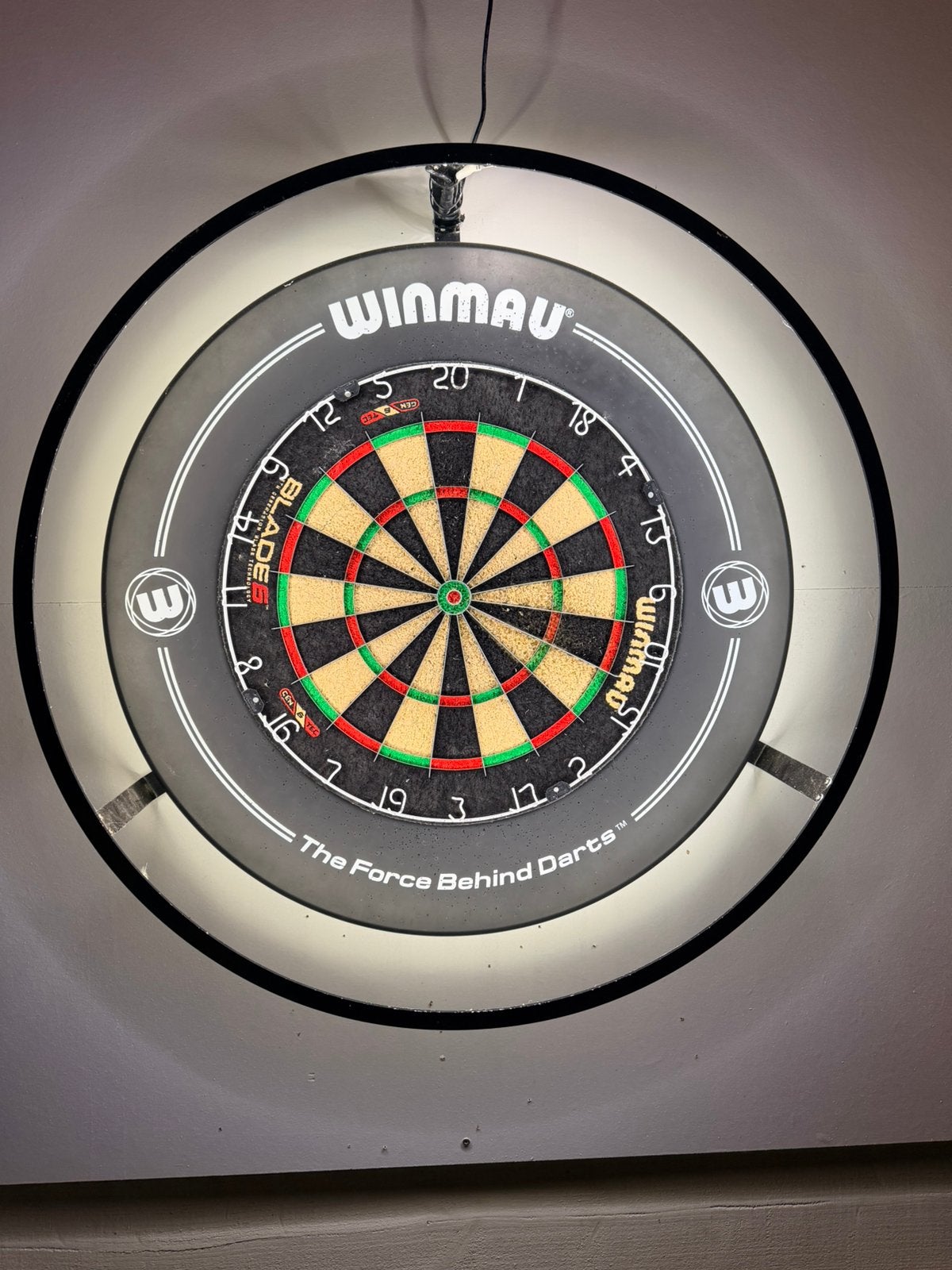 Blade 6 dartboard, Sport en Fitness, Darts, Ophalen, Zo goed als nieuw, Dartbord