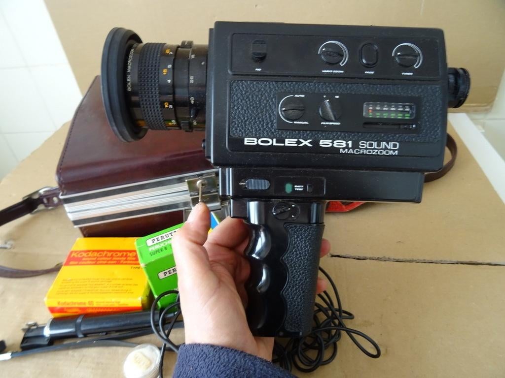 Bolex 581 Vintage filmcamera Bolex 581 Sound Macrozoom 1977, 8mm, Bolex, Ophalen of Verzenden, Ombekend