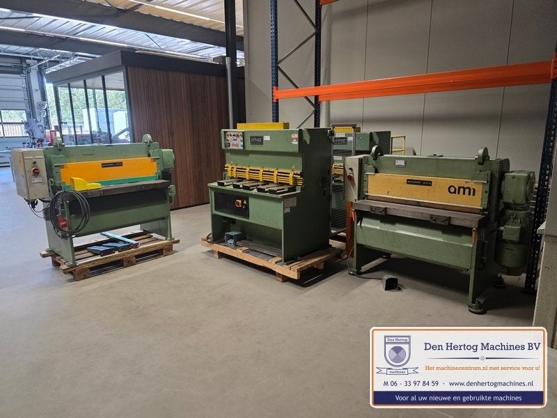 compactschaar 1100x4mm elektrische achteraanslag OMAG, Ophalen, Gebruikt