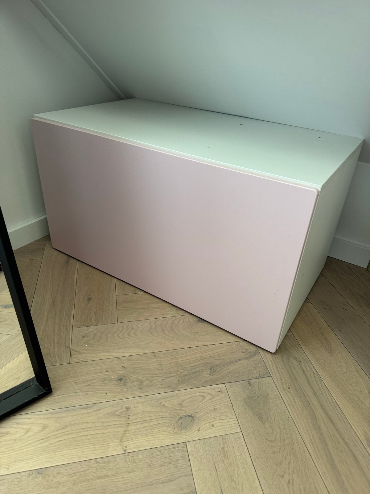 2x IKEA speelgoedkist wit/roze met uittrekbare lade, Kinderen en Baby's, Ophalen, Zo goed als nieuw, Overige typen