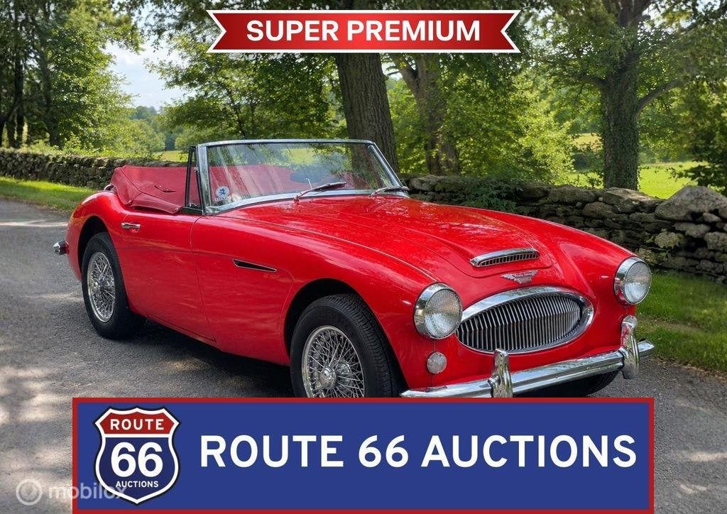 Austin Healey 3000 MK3 | 1966 | Route 66 Auctions, Auto's, Austin, Overige carrosserieën, Zwart, Bedrijf