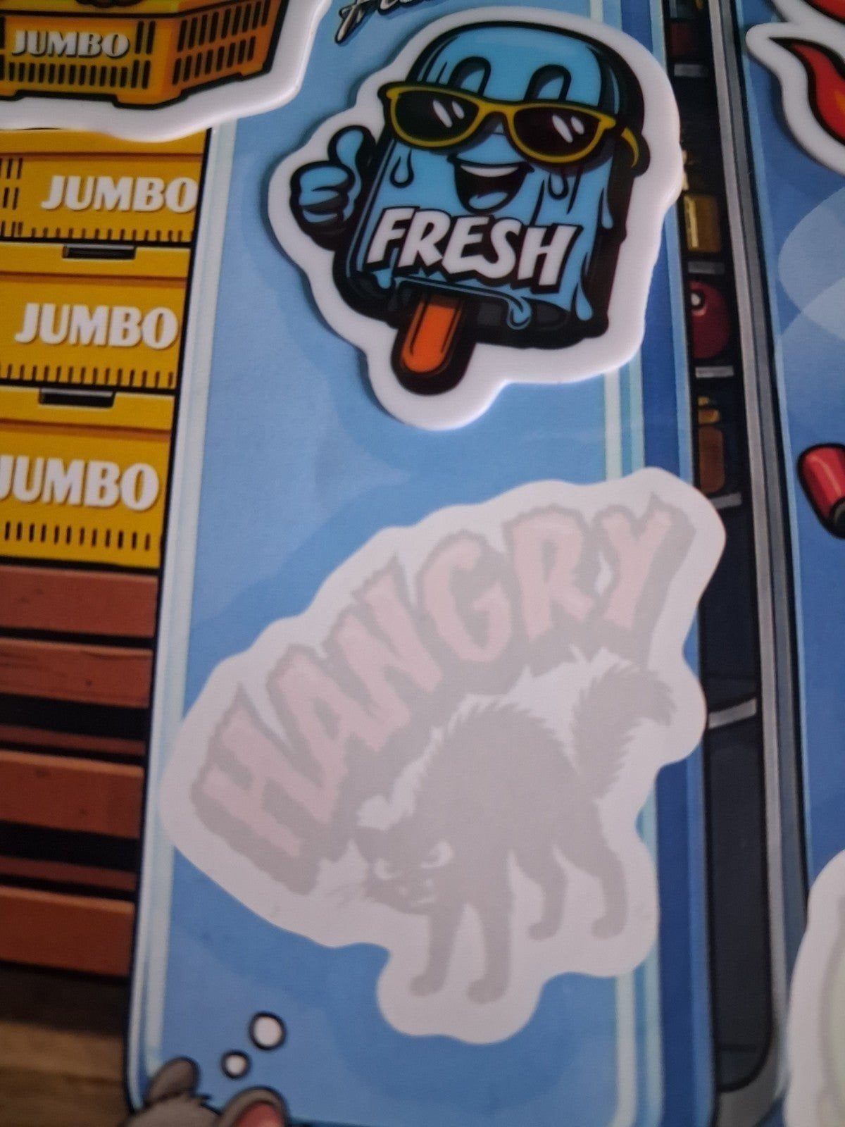 jumbo stickers, Verzamelen, Ophalen of Verzenden, Gebruikt