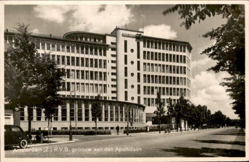 Amsterdam - R.V.B . Aan den Apollolaan, Ophalen of Verzenden, 1920 tot 1940, Gelopen, Noord-Holland