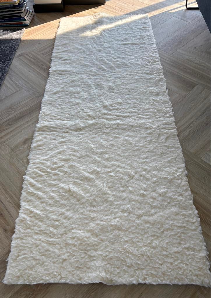 Yoga mat van zuivere scheerwol - 200x75 cm, 2 cm dik, Ophalen of Verzenden, Zo goed als nieuw, Yogamat