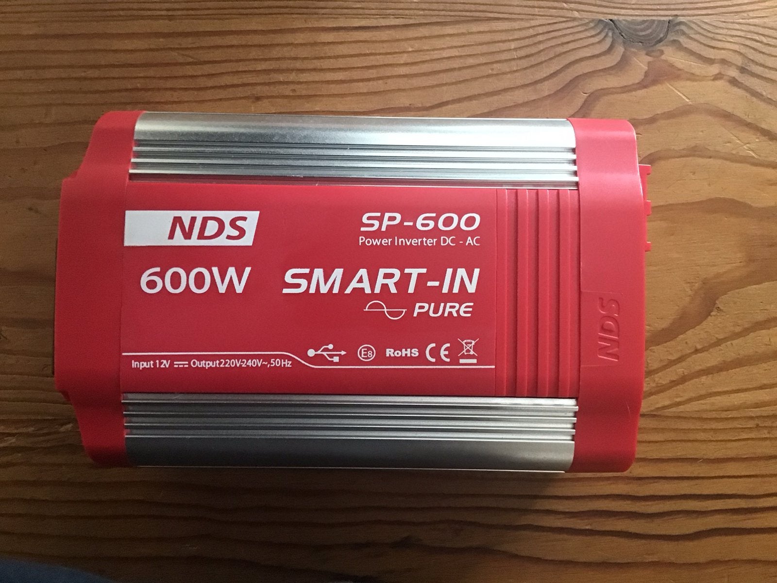 NDS SP-600 Power Inverter DC-AC 600W SMART-IN PURE, Ophalen of Verzenden, Gebruikt