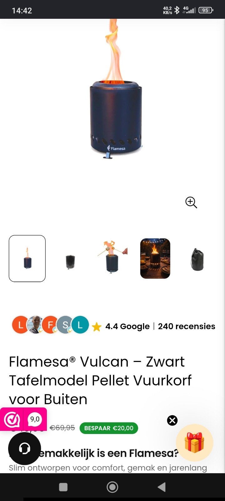 flamesa vulcan, Ophalen of Verzenden, Nieuw
