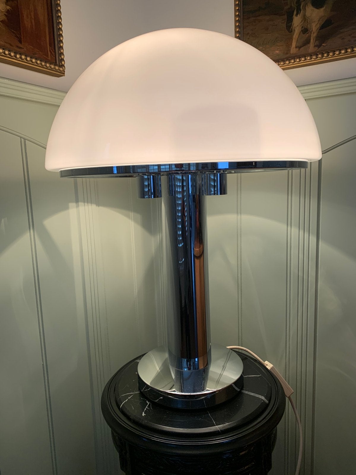 Vintage design lamp, ‘70-‘80 Limburg-Glashütte, Huis en Inrichting, Ophalen, Gebruikt, 50 tot 75 cm, Design