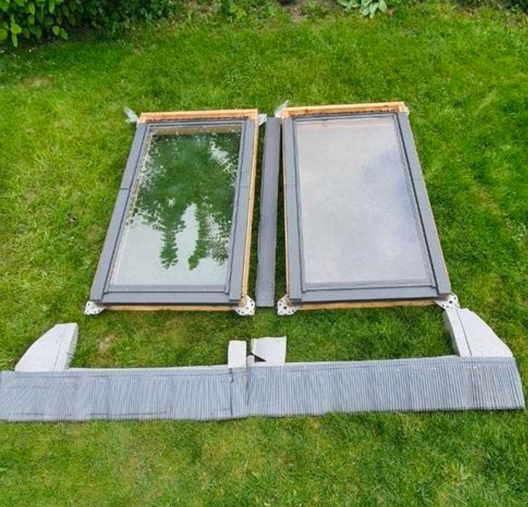 Velux 2 in 1 symmetrisch dakraam (ggl M08.), Doe-het-zelf en Verbouw, Glas en Ramen, Ophalen, Gebruikt, Dakraam