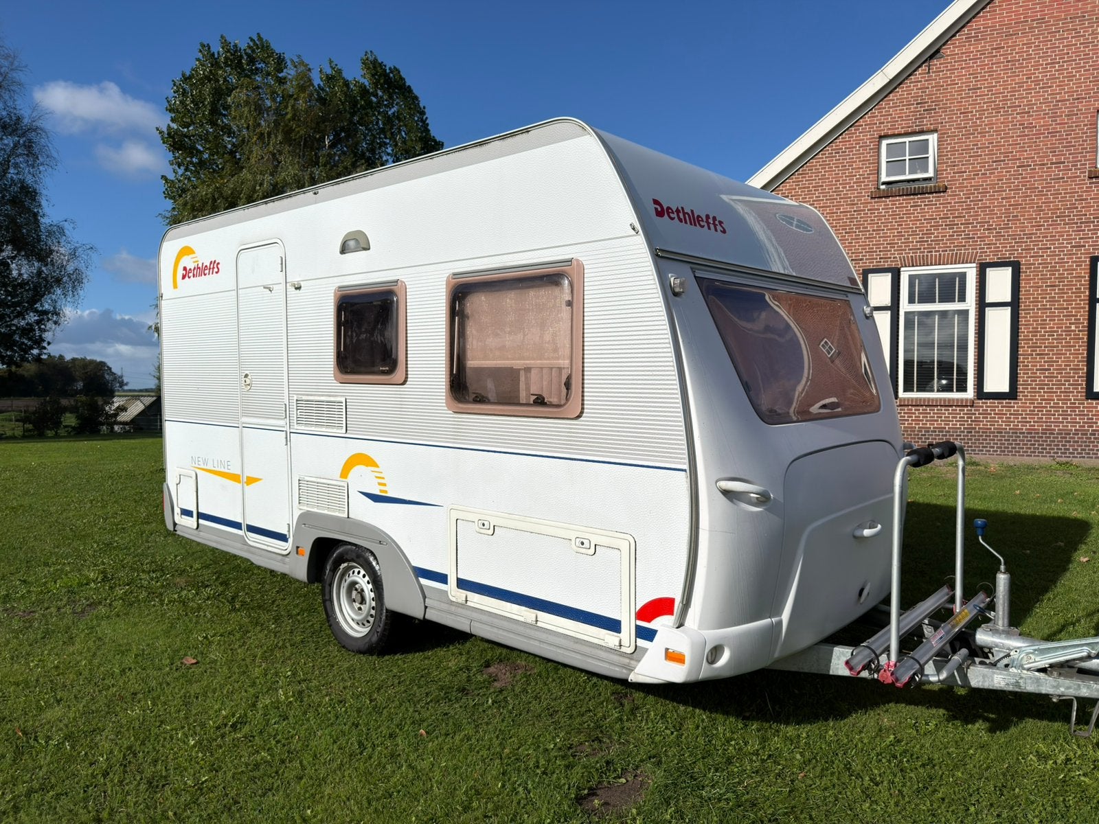 Dethleffs EC-1 (2002) | Vast bed  | Voortent, Caravans en Kamperen, Vast bed, Bedrijf, Treinzit, 750 - 1000 kg