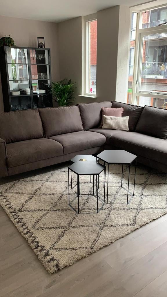 Hoekbank, 200 cm of meer, Ophalen of Verzenden, Zo goed als nieuw, 200 cm of meer