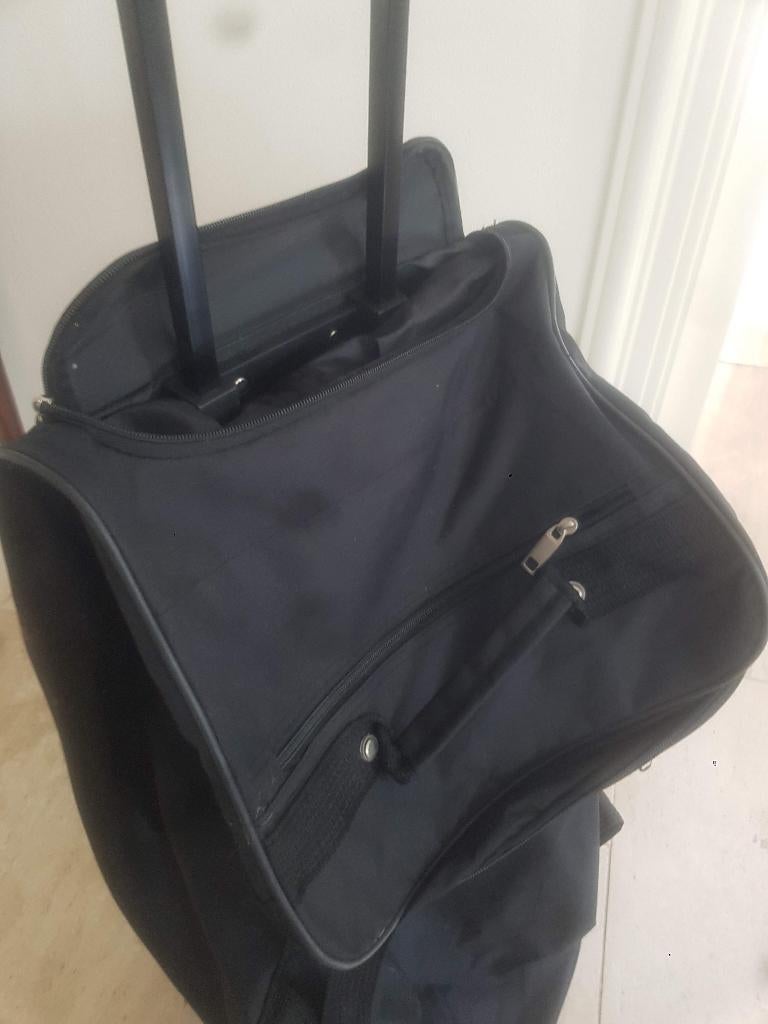 Reistas WeekendtasTrolly tas sporttas reistas schooltas, Ophalen, Zwart, Minder dan 40 cm, Zo goed als nieuw