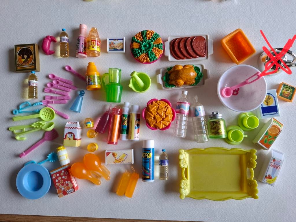 Barbie keuken accessoires, Verzamelen, Ophalen of Verzenden, Gebruikt, Accessoires