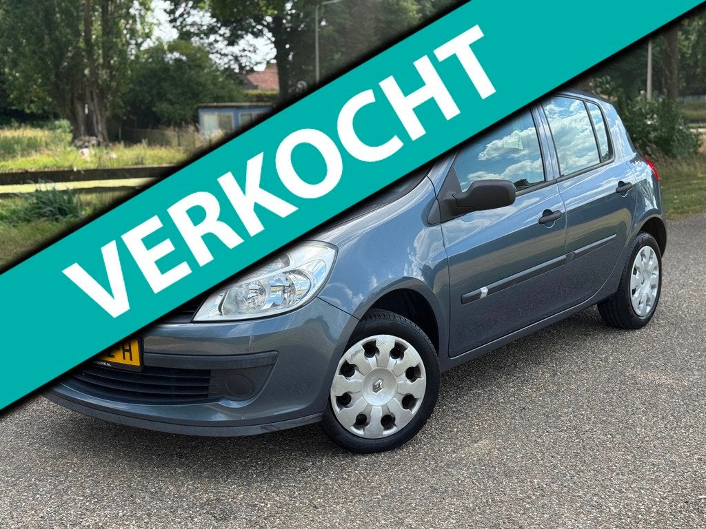 Renault Clio 1.2-16V Authentique|Airco|5 deurs|Nieuwe apk, Auto's, Renault, Voorwielaandrijving, Gebruikt, 4 cilinders, Handgeschakeld