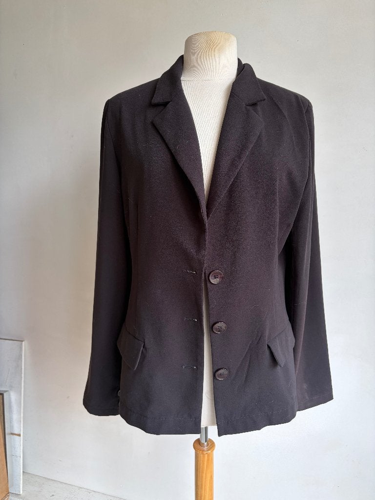Lasalle blazer zwart maat xxxxl  jasje, Zwart, Maat 46/48 (XL) of groter, Zo goed als nieuw, Jasje