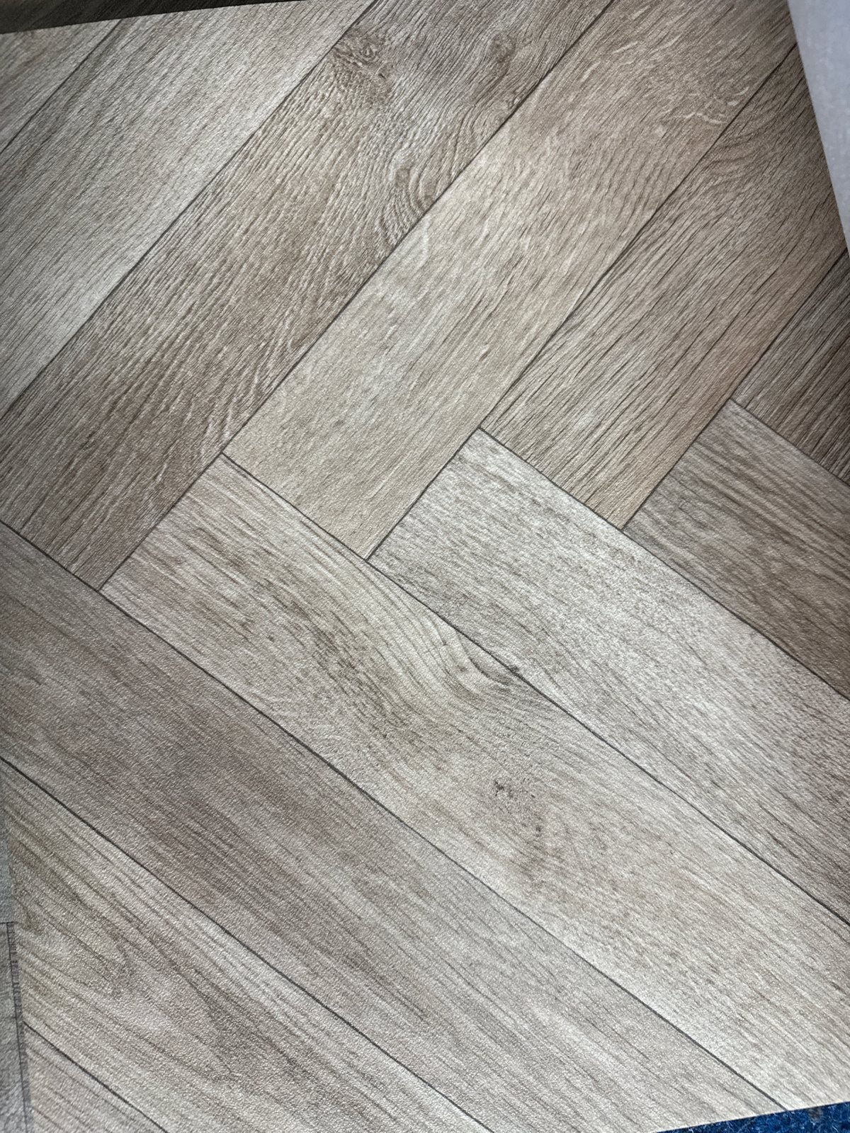 Op=op actie: Visgraat vinyl op rol 6,60x4m - Direct leverbaa, Nieuw, Ophalen of Verzenden, 25 tot 50 m², Grijs