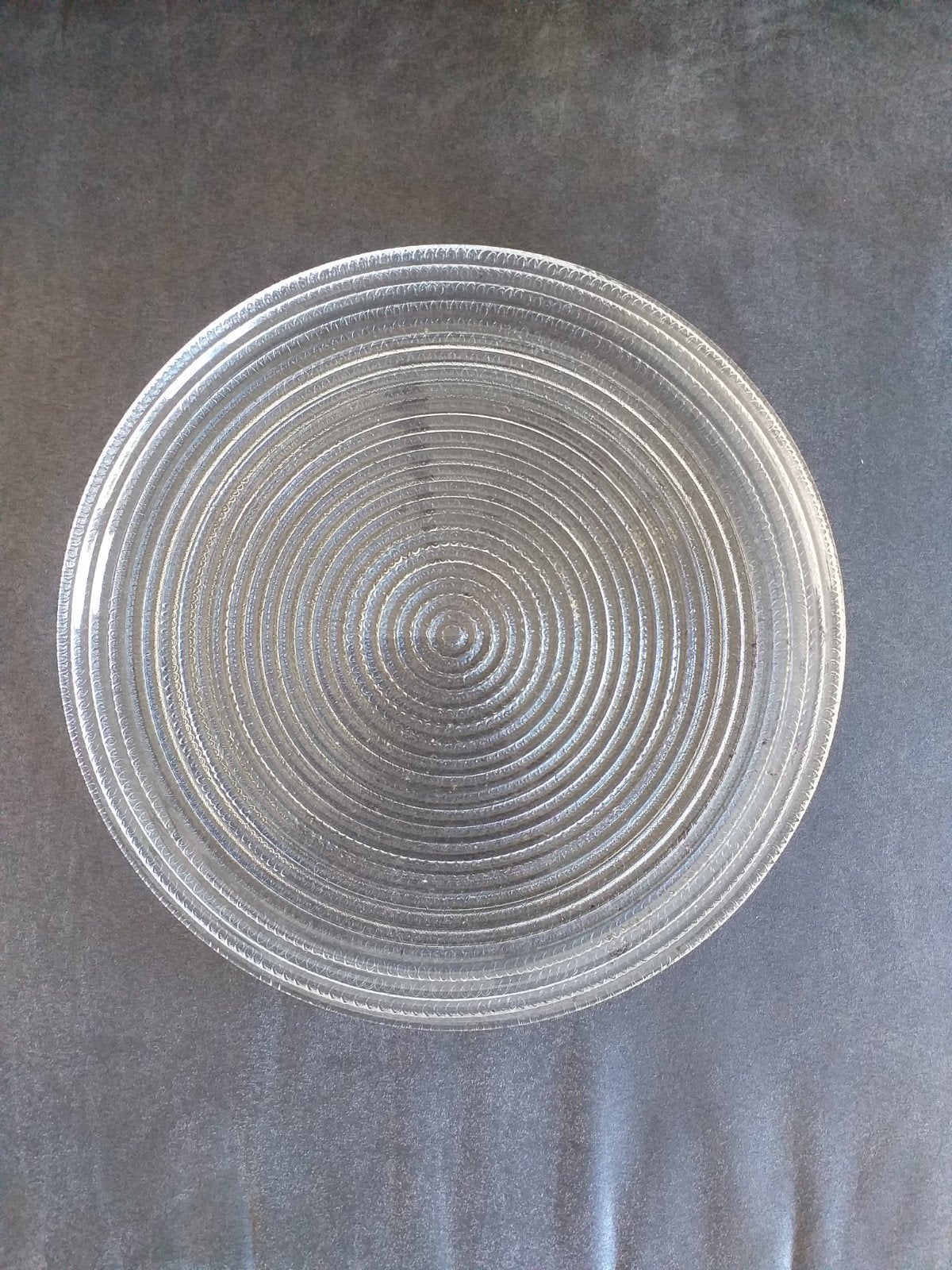glazen serveerbord, Rond, Ophalen of Verzenden, Serveerplateau, Glas