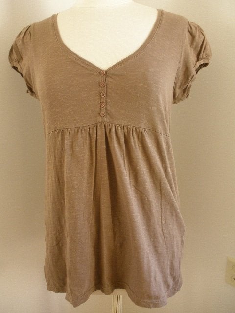 SUTHERLAND t- shirt tuniek bruin maat L, Maat 38/40 (M), Sutherland, Bruin, Ophalen of Verzenden