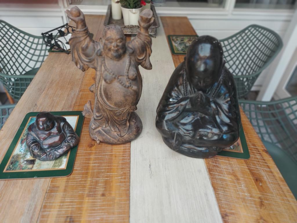 Boeddha beelden en Shaolin monnik set, Ophalen