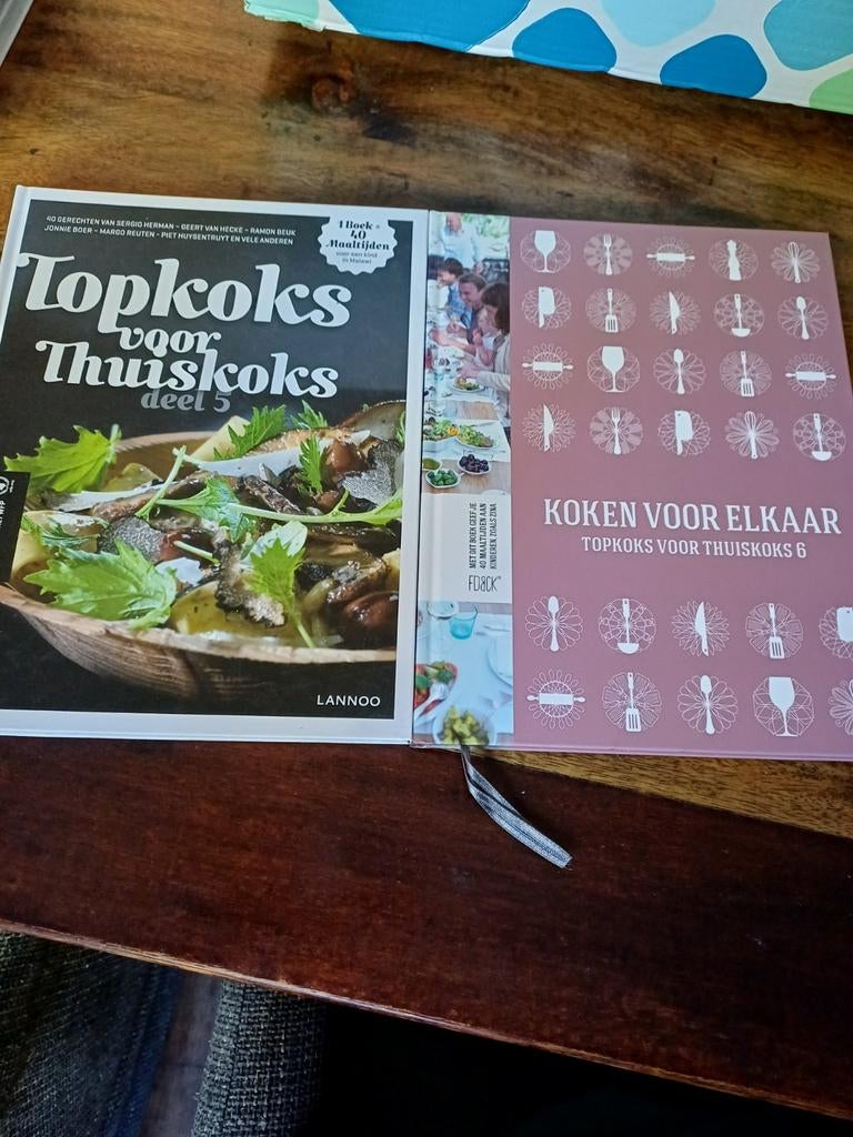 Topkoks voor Thuiskoks deel 5 & 6 - Koken voor Elkaar, Boeken, Kookboeken, Zo goed als nieuw, Voorgerechten en Soepen, Hoofdgerechten