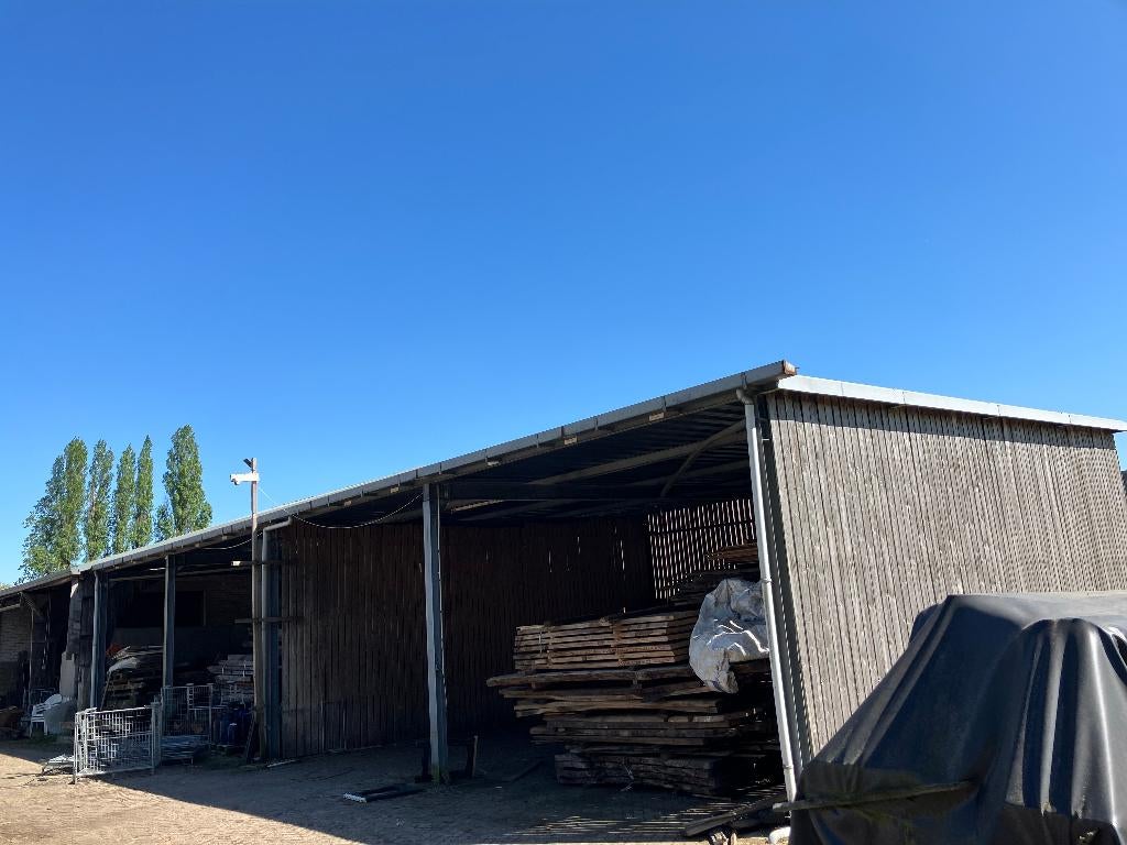 Kapschuur 10x20m, Ophalen, Gebruikt, IJzer