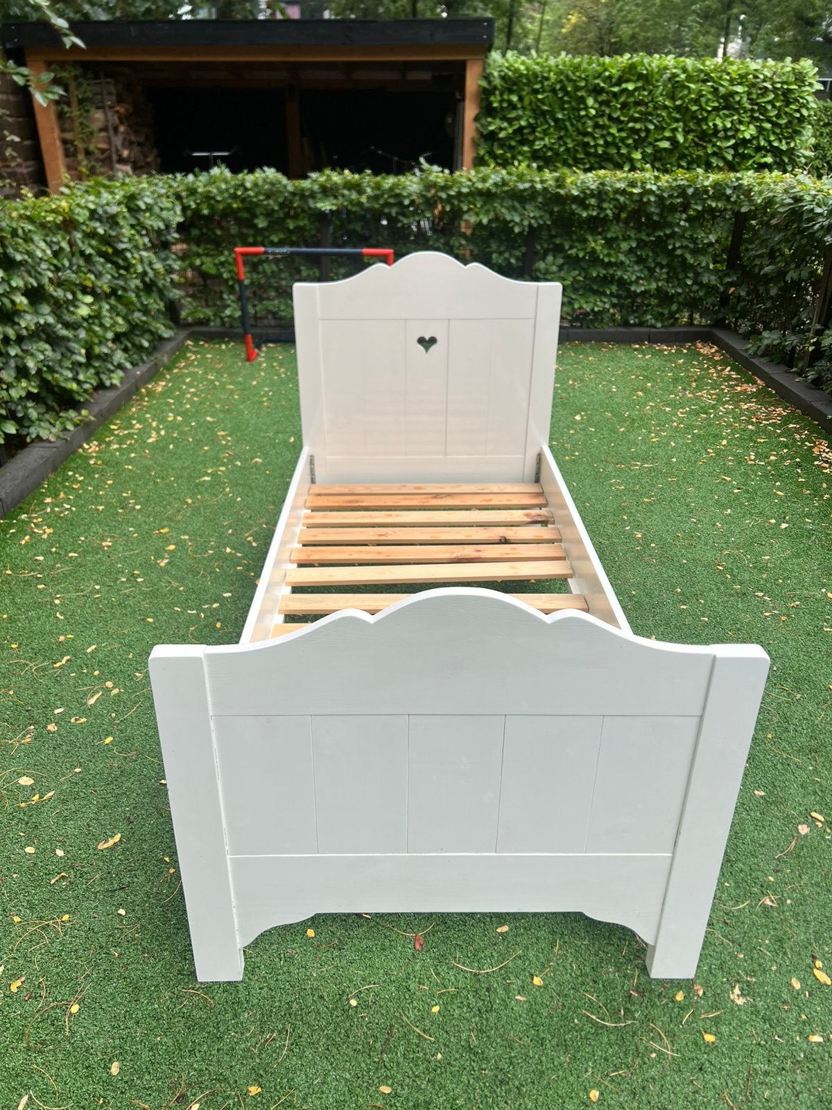 Kinderbed meisje 90x200, Ophalen, 85 tot 100 cm, Zo goed als nieuw, Lattenbodem