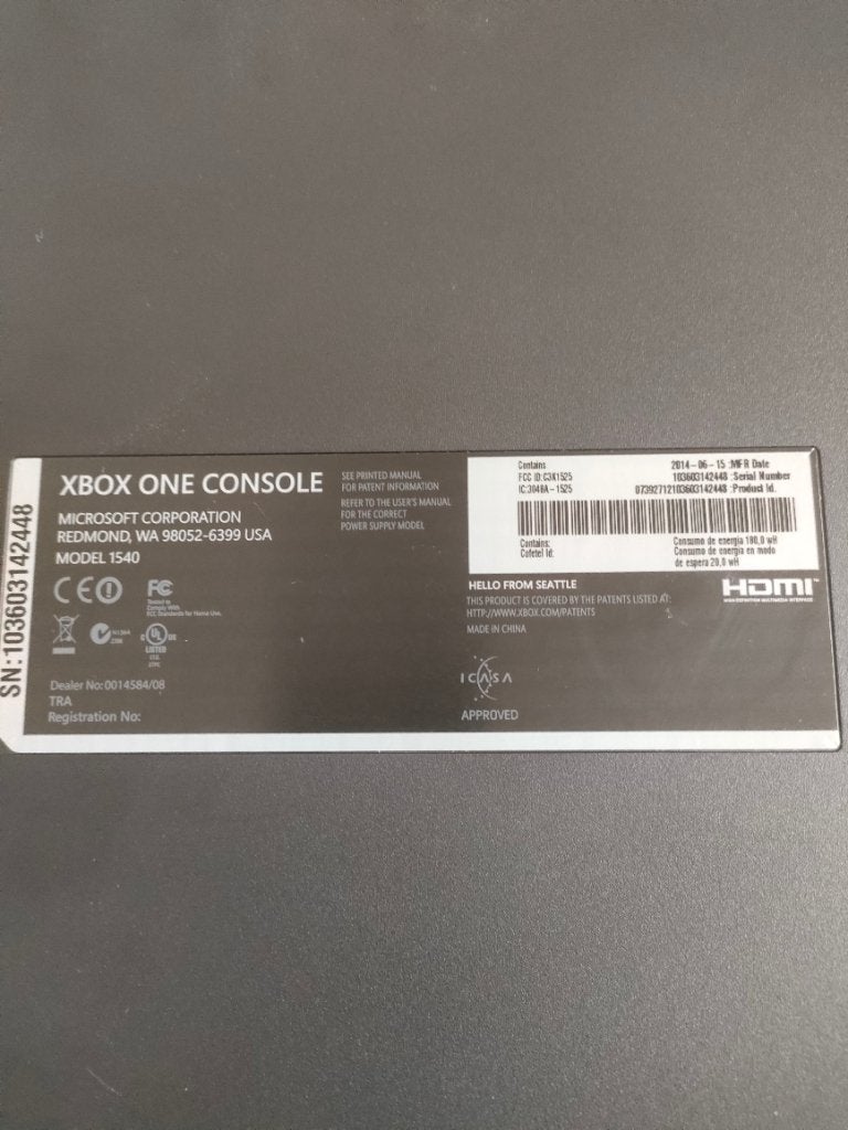Xbox One -console, Ophalen, 500 GB, Xbox One, Zo goed als nieuw