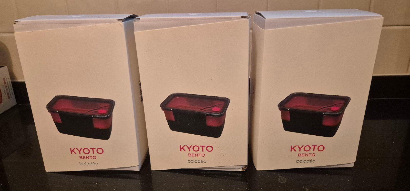 3x NIEUW Kyoto Bento Baladeo Lunchbox - Babybel Editie, Huis en Inrichting, Keuken | Keukenbenodigdheden, Kunststof, Nieuw, Ophalen of Verzenden