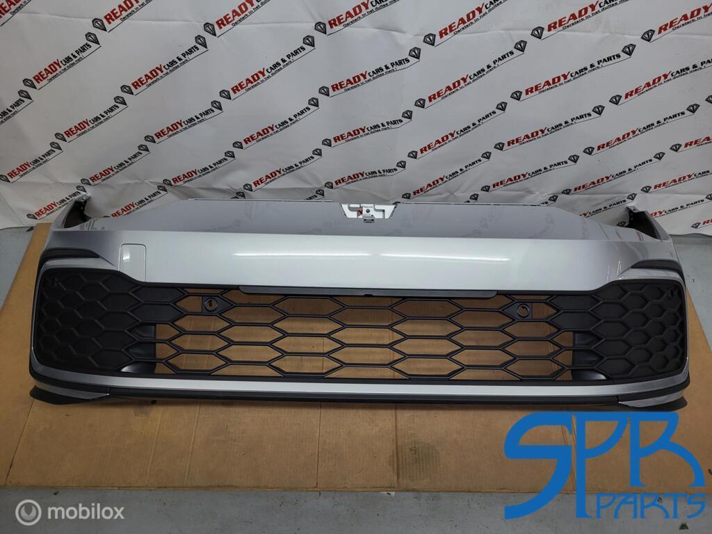 GOLF 8 VIII GTI GTD Voorbumper LA7W 5H0807221G REFLEX SILVER, Nieuw, Ophalen of Verzenden, Bumper, Volkswagen