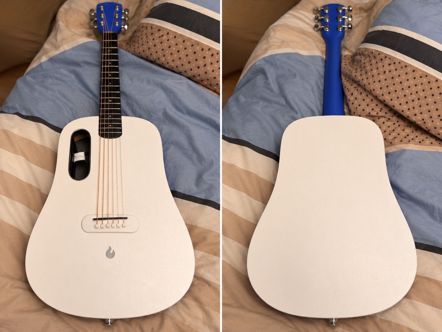LAVA MUSIC ME Play 36” – Deep Blue / Frost White, Muziek en Instrumenten, Ophalen of Verzenden, Zo goed als nieuw, Western- of Steelstringgitaar