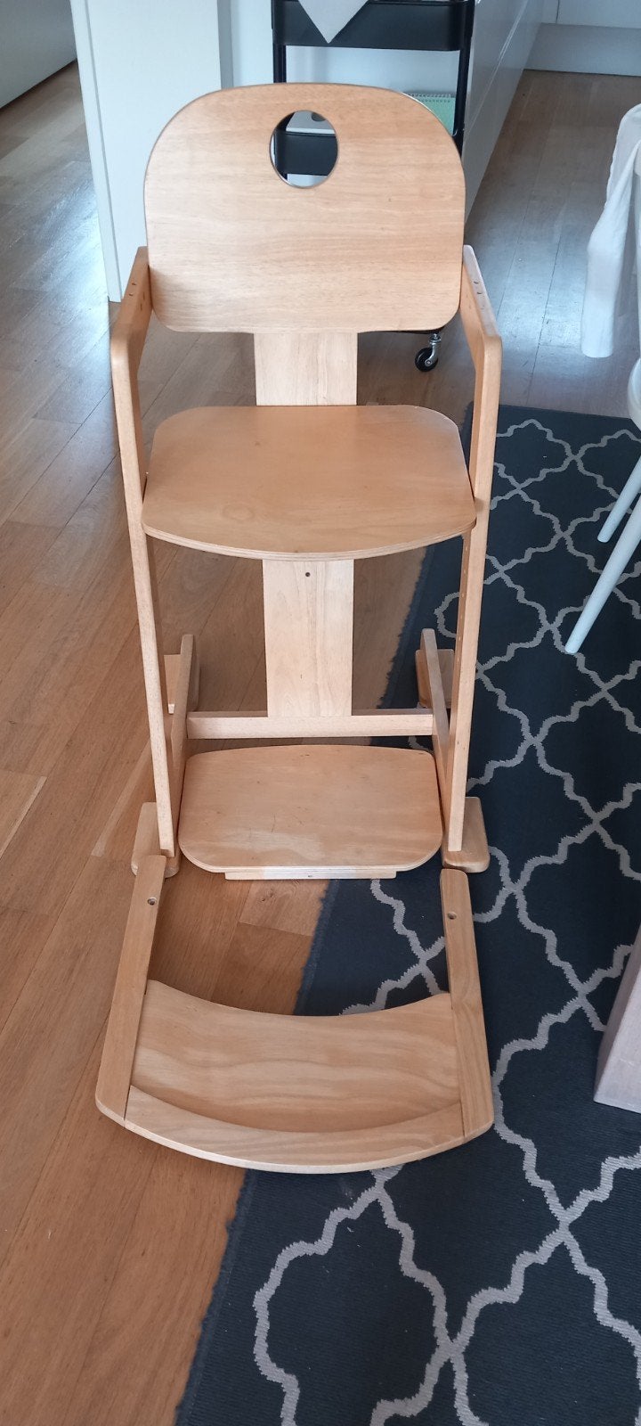 Houten kinderstoel, Kinderen en Baby's, Kinderstoelen, Overige typen, Ophalen