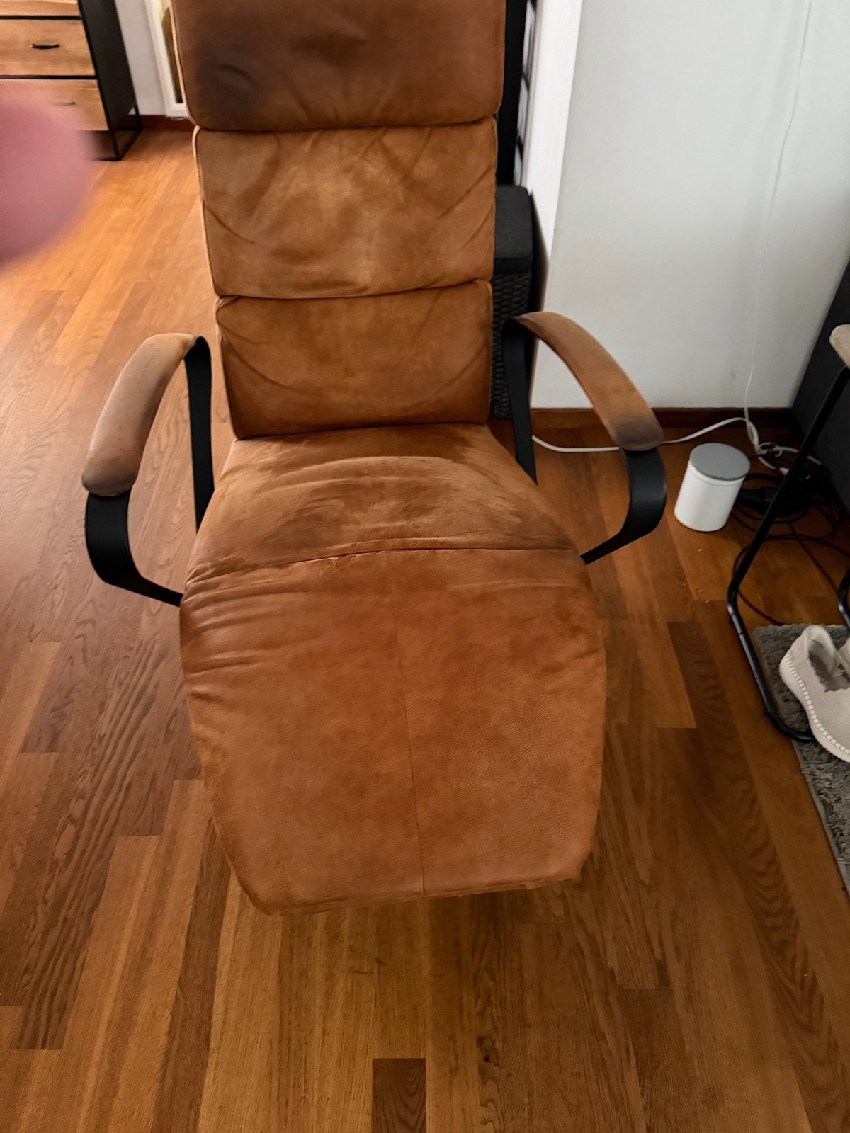 Comfortabele hoekbank en relaxfauteuil, Huis en Inrichting, Banken | Bankstellen, Ophalen, 250 tot 300 cm, Gebruikt, Hoekbank