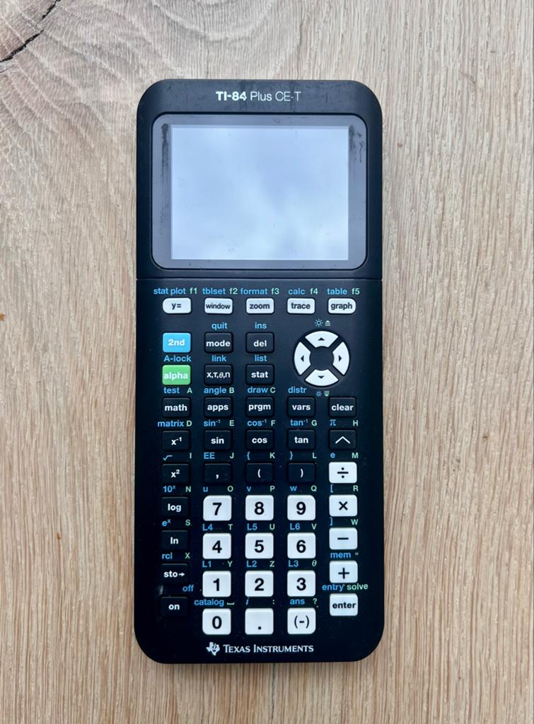 Grafische rekenmachine Texas Instruments TI-84 Plus CE-T, Ophalen of Verzenden, Grafische rekenmachine, Gebruikt