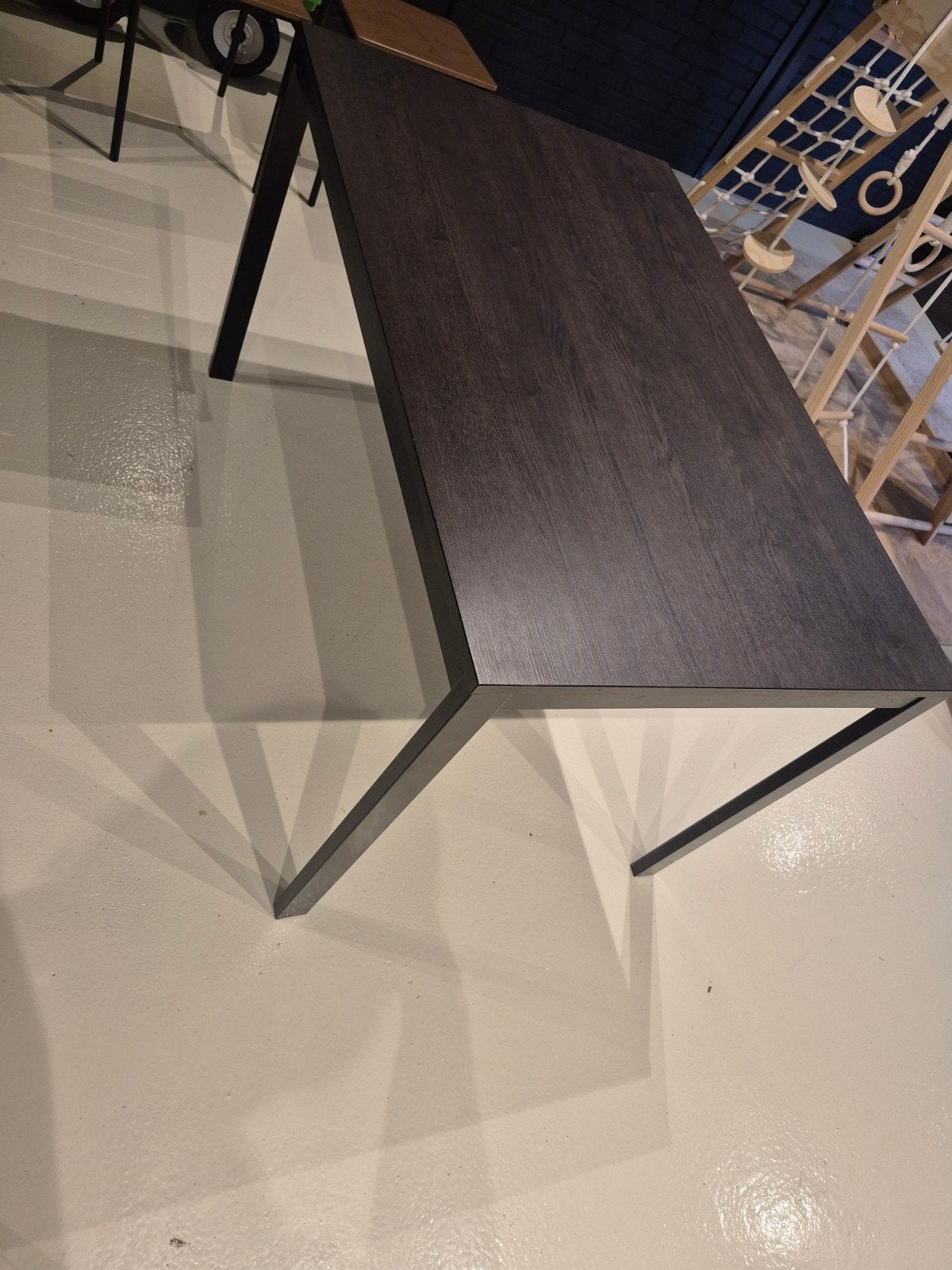 Uitschuifbare eettafel - Donkerbruin, 150-200 cm
