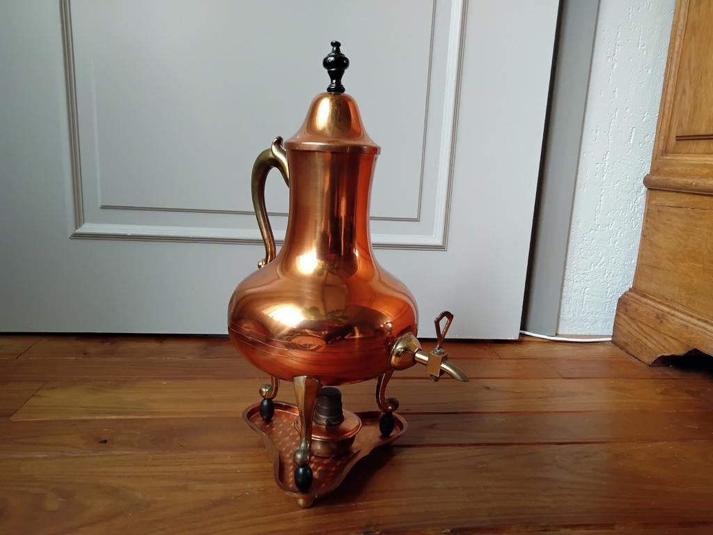 Koperen kraantjes pot, Ophalen of Verzenden