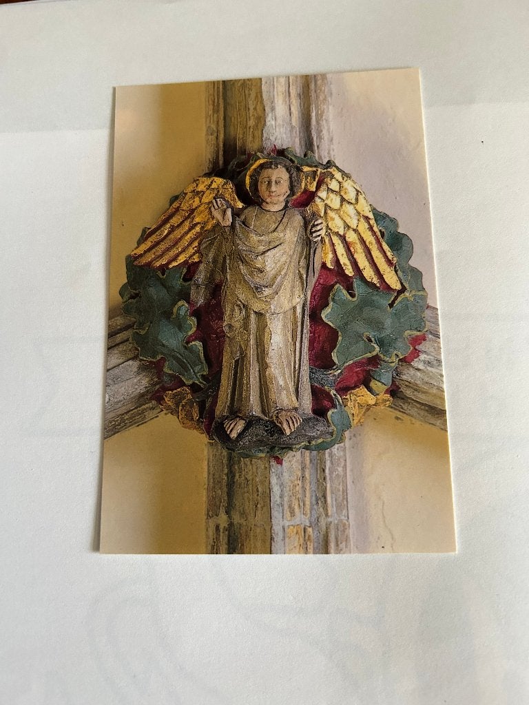 Angel Norwich Cathedral, Ophalen of Verzenden, Voor 1920, Ongelopen, Overige thema's